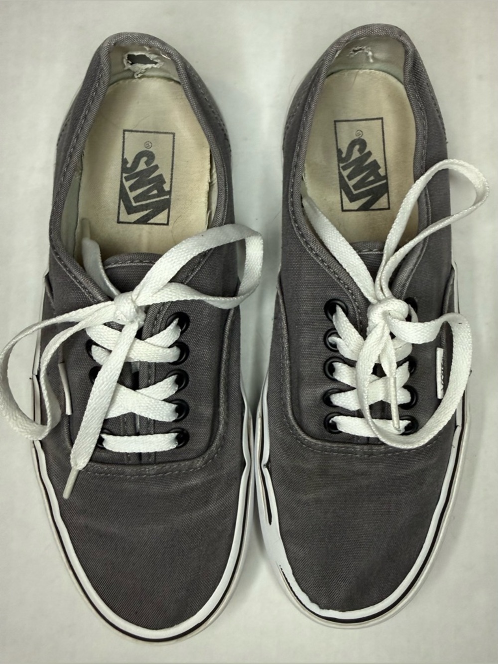 Vans Authentic Shoes Gray Women’s Size 9